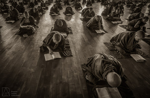 Praying Monks - Peter Levshin
